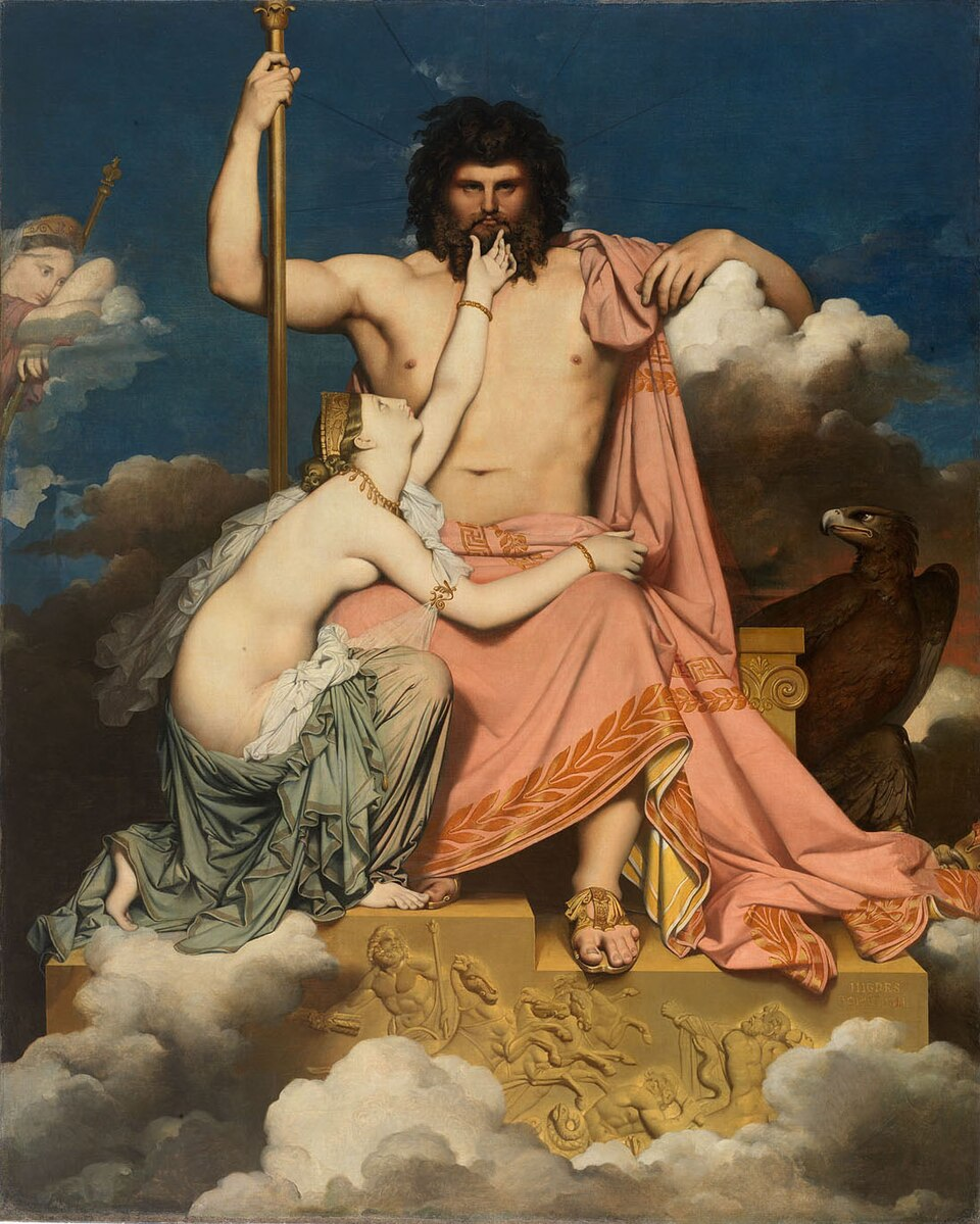 Jean-Auguste-Dominique Ingres, Jupiter et Thétis, 1811