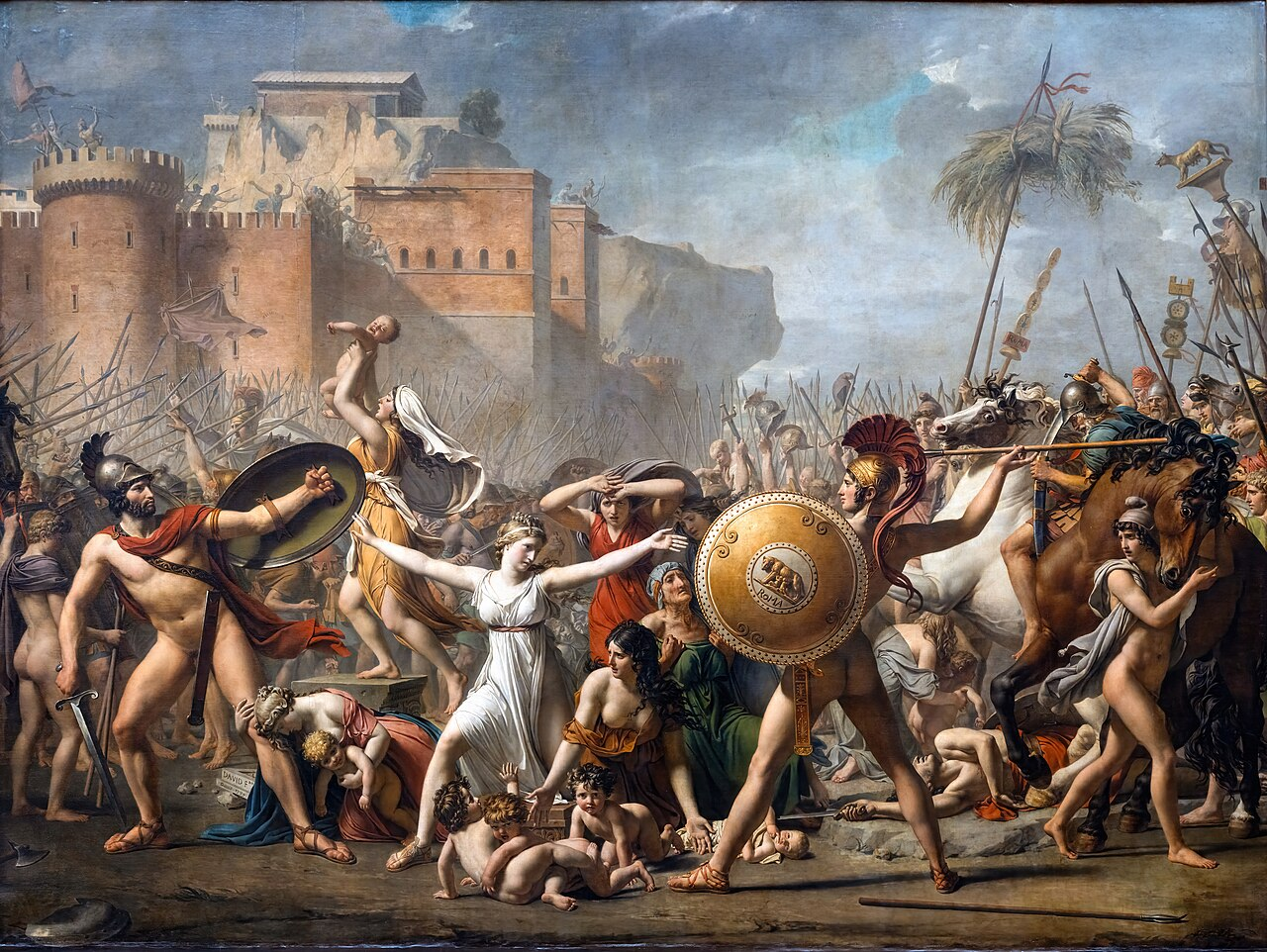 Jacques-Louis David, Les Sabines, 1799